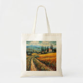 Golden Tuscany Dreams Tragetasche (Vorne)