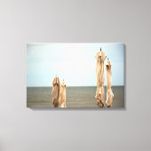 Golden Twilight Fotografie am Strand Leinwanddruck (Vorderseite)