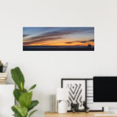 Golden Twilight Hour Sunset - Venice Beach, CA Poster (Heimbüro)