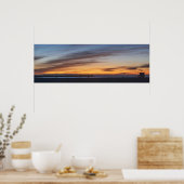 Golden Twilight Hour Sunset - Venice Beach, CA Poster (Küche)