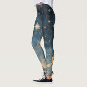 Golden Twilight Sky Celestial Acwear Leggings (Links)