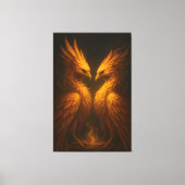 Golden Twin Phoenix • Luxury Fine Art Canvas Leinwanddruck (Vorderseite)