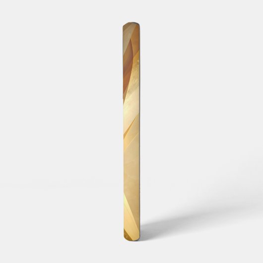 Golden Twist Abstract Samsung Galaxy Hülle (Linke Seite)