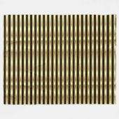 Golden und Black Elegante Fleecedecke (Vorderseite (Horizontal))