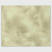 Golden und Mint Snakeskin Geschenkpapier (Flach)