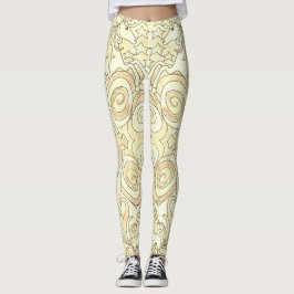 Golden Unicorn Gemusterte Leggings