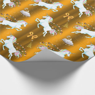Golden Unicorn Geschenkpapier