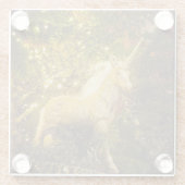 Golden Unicorn Glasuntersetzer (Rückseite)