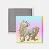 Golden Unicorn Magnet (Vorderseite/Rückseite)