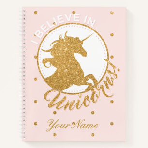 Golden Unicorn Notizbuch