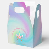 Golden Unicorn Rainbow Danke Leckerei Box Geschenkschachtel (Geöffnet)