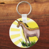 Golden Unicorn Schlüsselanhänger (Vorderseite)