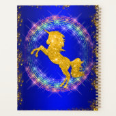 Golden Unicorn und Sparkling Rainbow Blue Planer (Rückseite)