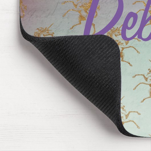 Golden Unicorns Mousepad (Ecke)