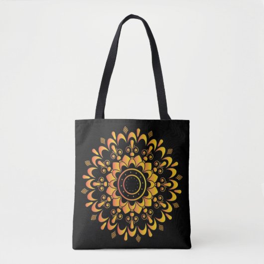 Golden Unique Mandala Design-95747 Tasche (Vorderseite)