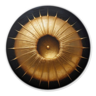 Golden Urchin Keramikknauf