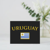 Golden Uruguay Postkarte (Stehend Vorderseite)