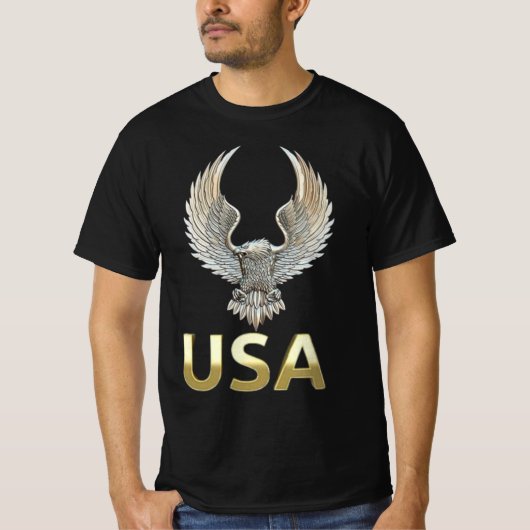 Golden USA Eagle T - Shirt (Vorderseite)