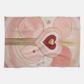 Golden Valentine Geschirrtuch (Horizontal)