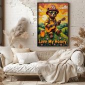 Golden Valley Guitar: Bärenbläserballade Poster