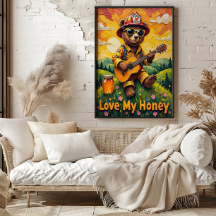 Golden Valley Guitar: Bärenbläserballade Poster