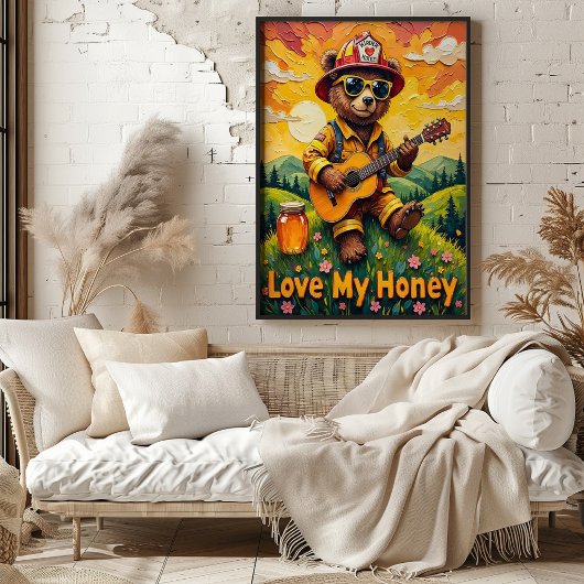 Golden Valley Guitar: Bärenbläserballade Poster