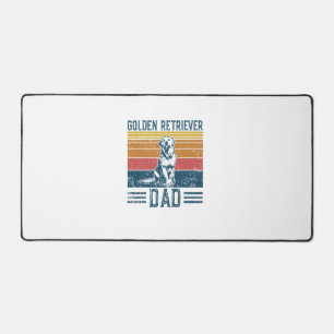 Golden Vater Dog - Vintag Golden Retriever Vater Schreibtischunterlage