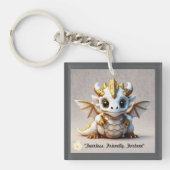"Golden Vector Dragon" Schlüsselanhänger (Vorderseite)