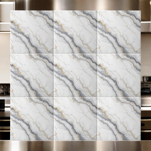 Golden Veil Marmorfliese Fliese