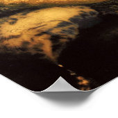 Golden Veil von Louis Icart Poster (Ecke)