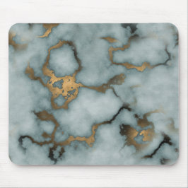 Golden Vein Marble Ocean Mist Mouse Pads Mousepad