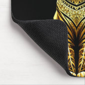 Golden Verziert Cat Illustration Mousepad (Ecke)