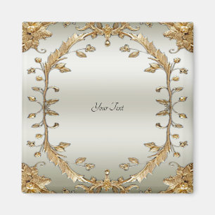 Golden Verziert Magnet