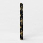 Golden Verziert Snowflake Pattern Case-Mate iPhone Hülle (Hinten/Links)
