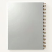 Golden verzierter Rahmen Notizbuch (Rückseite)