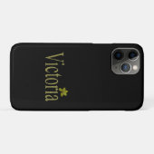 Golden Victoria Name, Case-Mate iPhone Case (Rückseite (Horizontal))