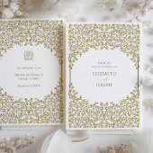 Golden Vine Hochzeitssuite Einladung