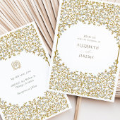 Golden Vine Hochzeitssuite Einladung