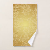 Golden Vine Monogram Badhandtuch Set (Handtuch)