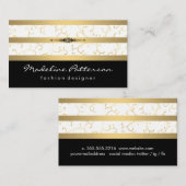 Golden Vines Luxe Classic Visitenkarte (Vorne/Hinten)