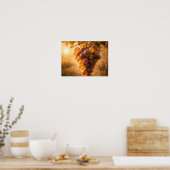 Golden Vineyard Grapes Poster - Autumn Sun (Küche)