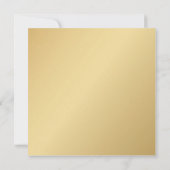 Golden Vintag - Hochzeit Einladung (Rückseite)