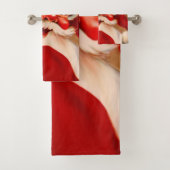 Golden Vintag Santa Clubs Badhandtuch Set (Insitu)