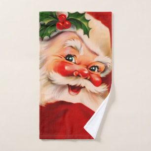 Golden Vintag Santa Clubs Badhandtuch Set