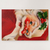 Golden Vintag Santa Clubs Puzzle (Horizontal)