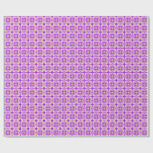 Golden Violets Geschenkpapier (Flach)