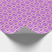 Golden Violets Geschenkpapier (Ecke)