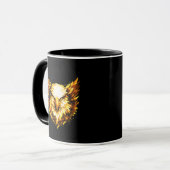 Golden Vision Eagle | Premium Grafik Tasse (Vorderseite Links)