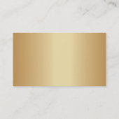 Golden Visitenkarte (Rückseite)