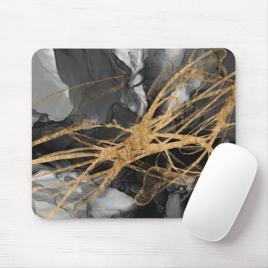 Golden Vortex I Mousepad (Mit Mouse)